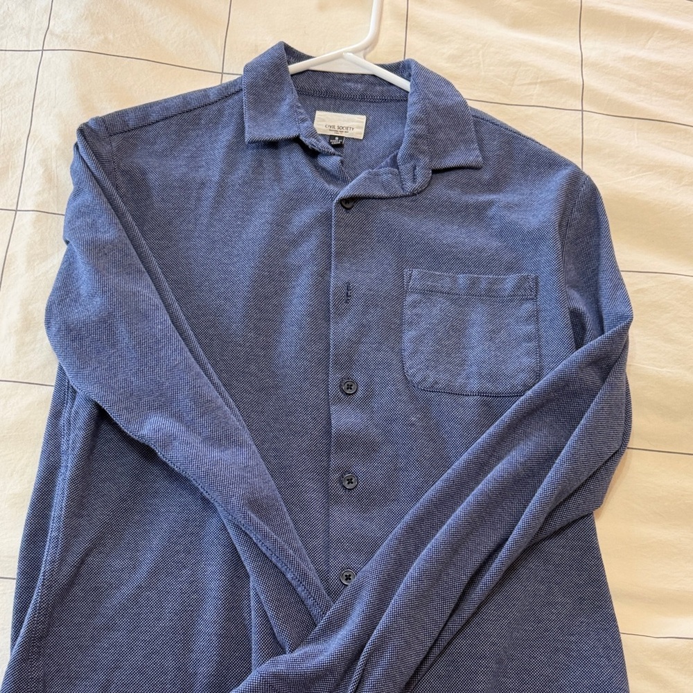 Classic Blue Button Down Shirt